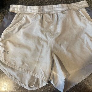 Under Armour Light Gray Training Shorts